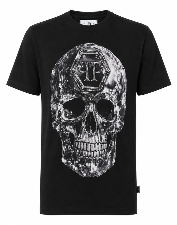 T-Shirt Met Ronde Hals En Korte Mouwen Skull