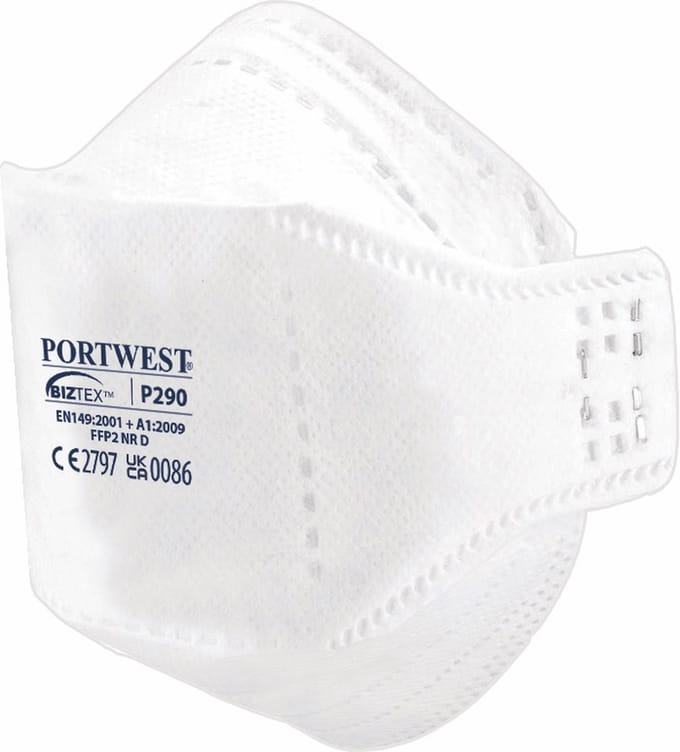 Portwest EAGLE FFP2 - Dolomite Fold Flat - Type FFP2 Mondmaskers - 20st. - Individueel verpakt