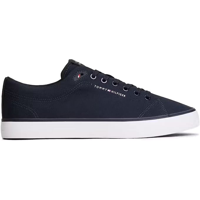 Tommy Hilfiger - Heren Sneakers Harlem Core Canvas - Blauw - Maat 47
