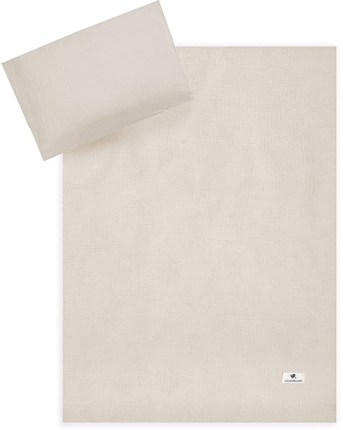 Julius Zöllner Muslin Bedlinnen - Sand - 100×135 + 40×60 cm