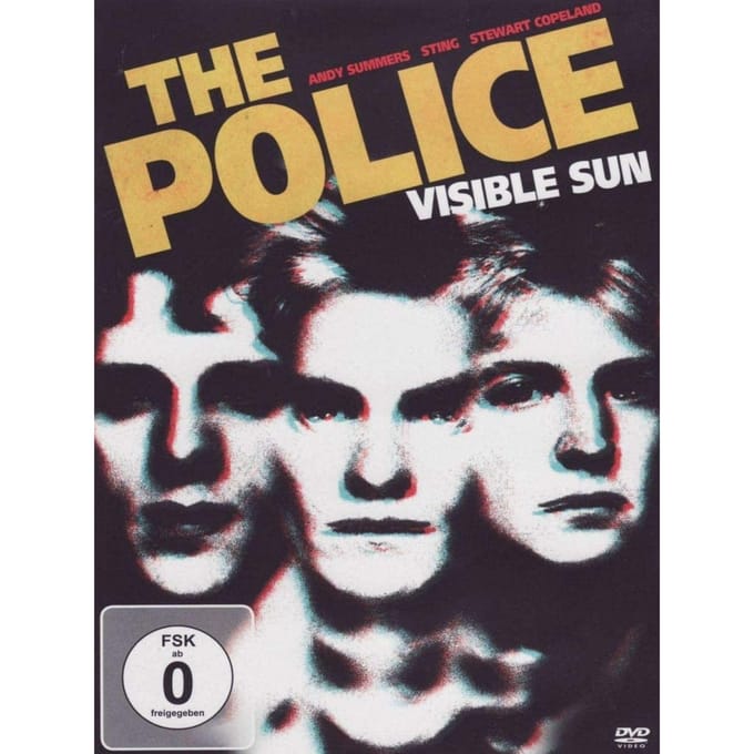 DVD POLICE - VISIBLE SUN - POLICE,THE US Rock Gebruikt white