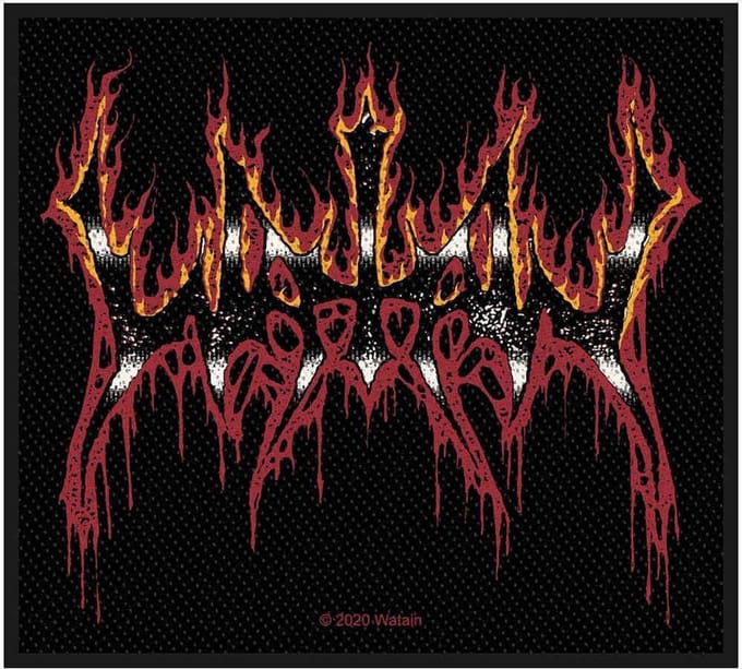 Watain - Flaming Logo Patch - Multicolours