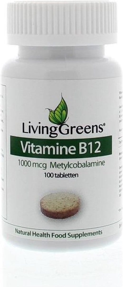 LivingGreens Vitamine B12 1000mcg 100 Tabletten