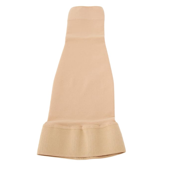 Armcompressiemouw Hoge elasticiteit Lichtgewicht ademende bovenste ledemaat armmouw voor sport M beige
