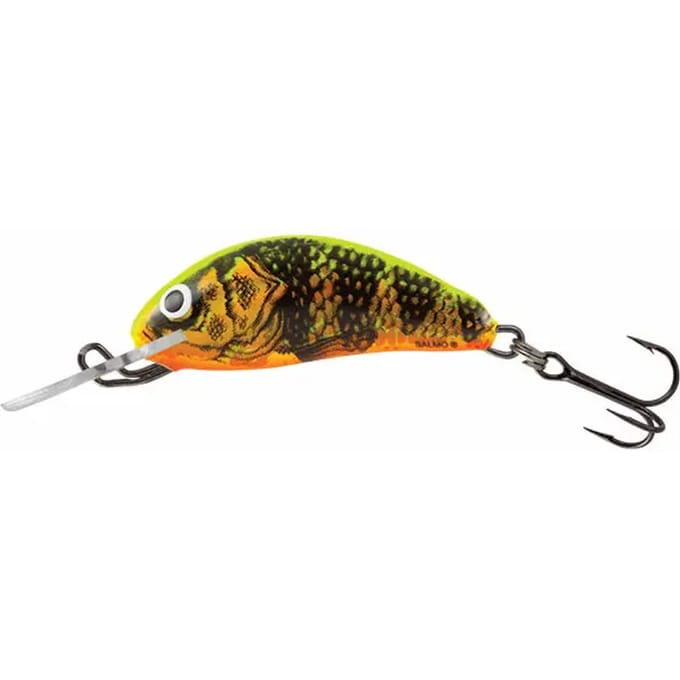 Salmo Hornet Floating - Plug - Gold Fluo Perch - 3.5cm - Oranje