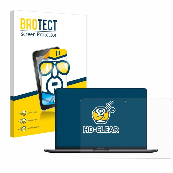 BROTECT - Screenprotector voor Apple MacBook Pro 13" 2020 - Folie Beschermfolie transparant