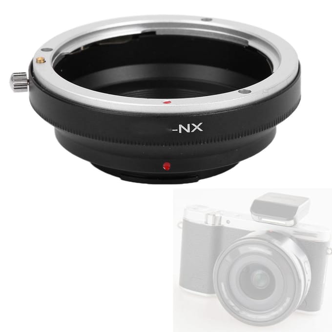 EOS-NX Aluminiumlegering Adapterring voor Canon EOS Mount Lens naar voor Samsung NX Mount Camera black