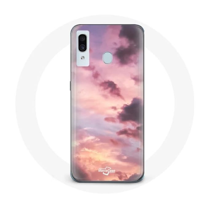Coque pour samsung galaxy A30 Fond de coucher de soleil