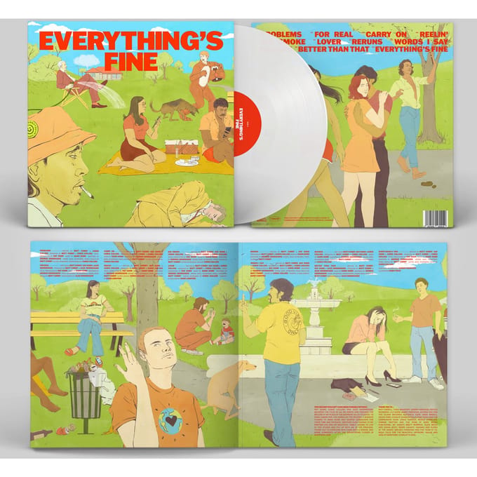 Matt Corby - Everything's Fine (LP) (Limited Edition) (Coloured Vinyl)