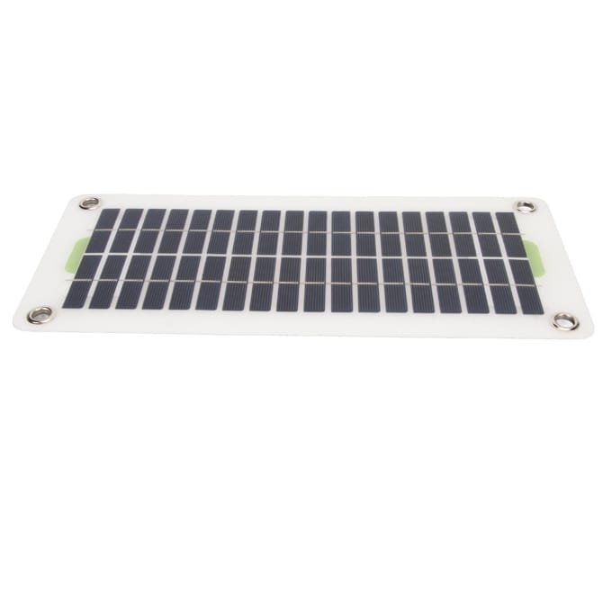 Draagbaar Zonnepaneel 12V 30W Waterdicht USB Polycrystalline Zonnepaneel Oplader Kit Voor Auto Van gray