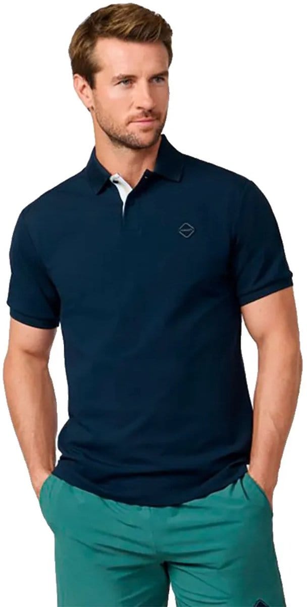 Hackett Hm5600113 Korte Mouw Poloshirt Blauw M Man
