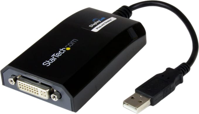 StarTech USB naar DVI Adapter - Externe USB Video Grafische Kaart voor PC en MAC - 1920x1200