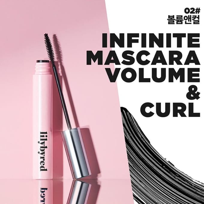 [lilybyred] AM 9 tot PM 9 Infinite Mascara (02 Volume & Krul) 7g gray