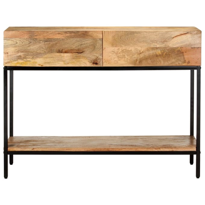 vidaXL - Wandtafel - 100x35x76 - cm - massief - mangohout