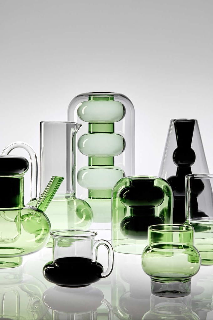 Tom Dixon - Bump theekopjes set - groen
