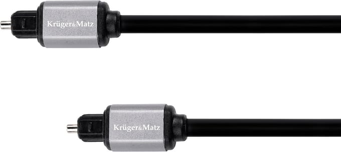 Kruger&Matz Basic - Optische Kabel - 3m - Toslink - Digitale Audio