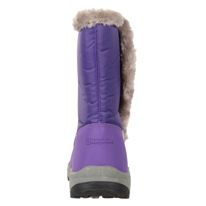 Mountain Warehouse Kinderen/Kinderen Caribou Adaptieve Sneeuwlaarzen (Paars)