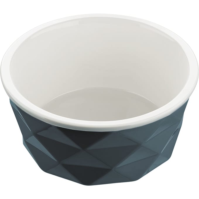 HUNTER Keramieken Voerbak Eiby, blauw 550ml, Ø13cm Hond