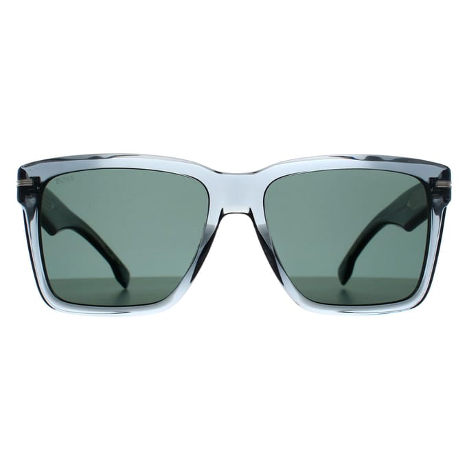 Hugo Boss Rechthoek Heren Grijs Groen Spiegel BOSS 1745/S