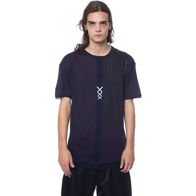 Nicolo Tonetto T-shirt Donkerblauw