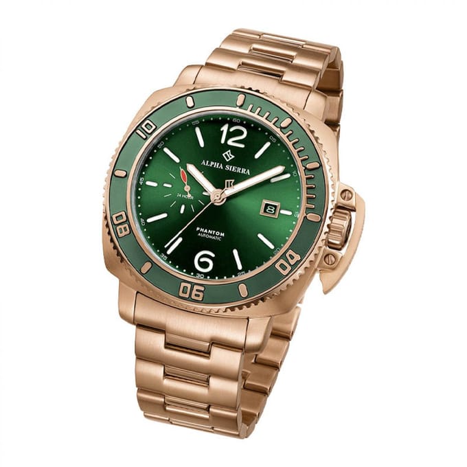 Alpha Sierra Automatic Phantom GR006 Heren Horloge 44mm 5 ATM