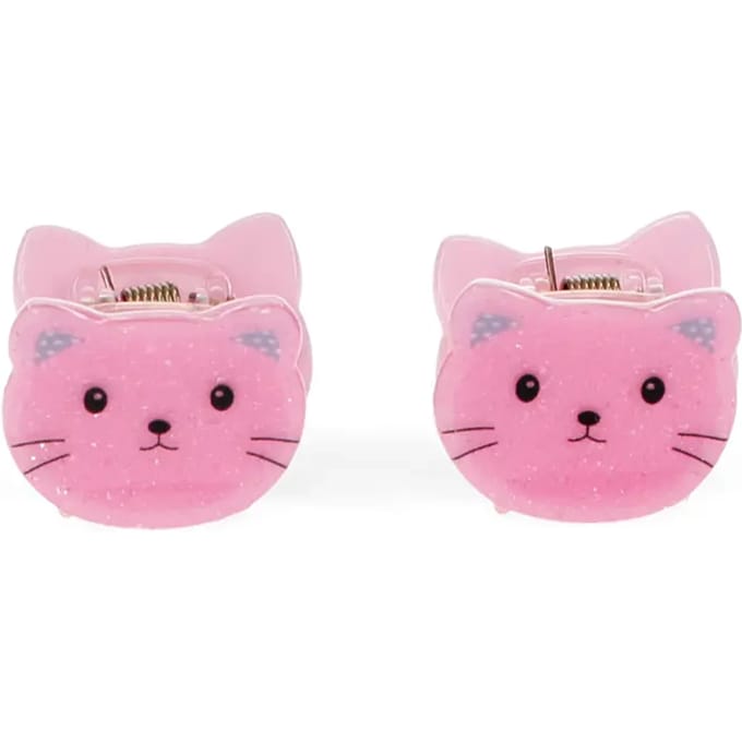 Haarspeld voor meisjes Rex London Pink cats (x2)
