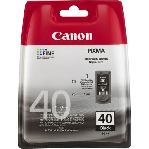Canon Inktcartridge PG-40 Zwart