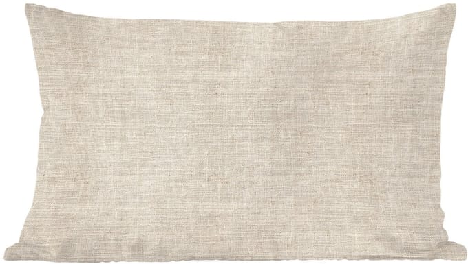 Sierkussens - Kussentjes Woonkamer - 60x40 cm - Linnen - Textuur - Beige