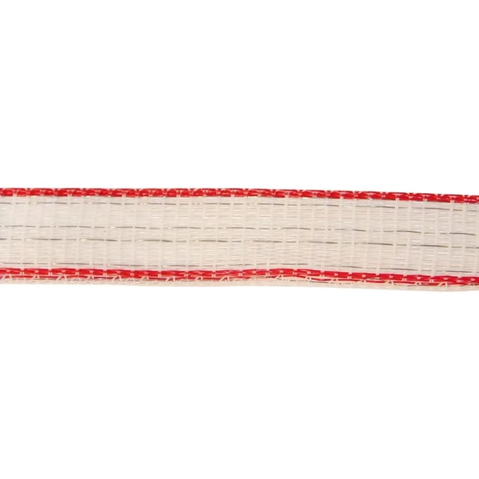 Ako Topline Lint Wit/rood 20mm 200mtr.