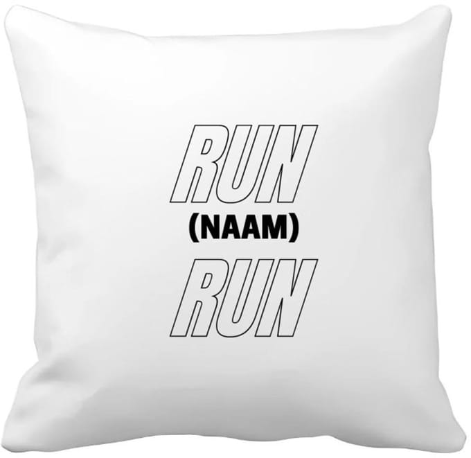 Akyol - run met eigen naam Kussen hoes - Hardlopen - hardloper - sport - 40 bij 40 cm