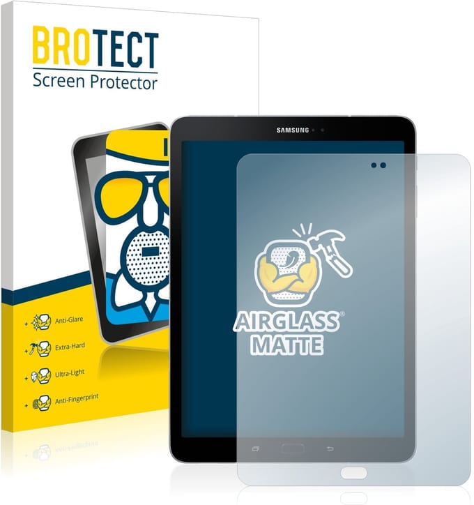 BROTECT - Screenprotector voor Samsung Galaxy Tab S3 - Folie Beschermfolie Beschermglas matte