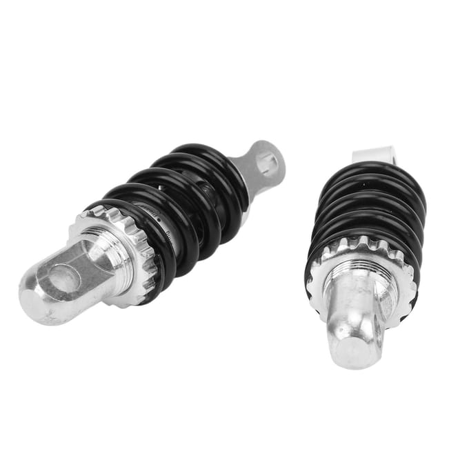 1 paar schokdemper instelbare demping achtervering veer voor scooter motorfiets 105mm black
