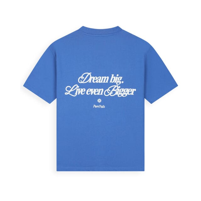 Pure Path T-shirt Dream Big Faded Cobalt (26010117 - 12)