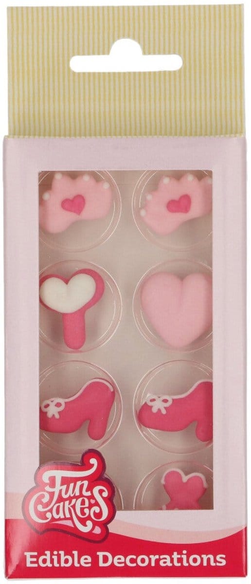 FunCakes Suikerdecoraties - Prinsessen - Set/8 - Eetbare Taartdecoratie