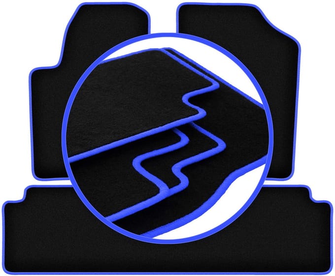 CARLUX-BLAUW automatten voor: Citroen Berlingo I combivan, Multispace (1996-2010)
