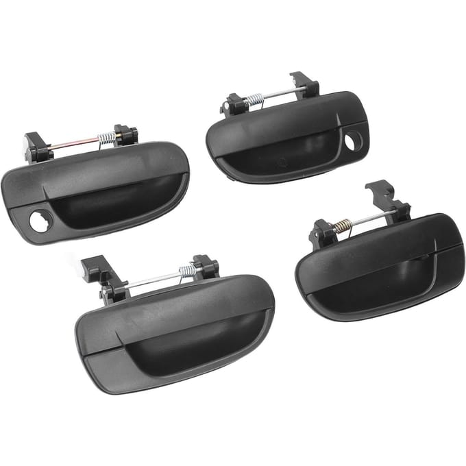 4 stuks Buitendeurklink 82650‑25000 Autoaccessoires Vervanging voor Hyundai Accent 2000‑2006 black