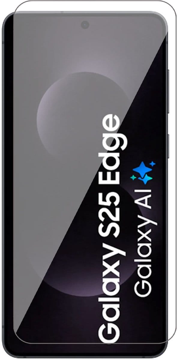 Screenprotector geschikt voor Samsung Galaxy S25 Edge - Glas Screen Protector