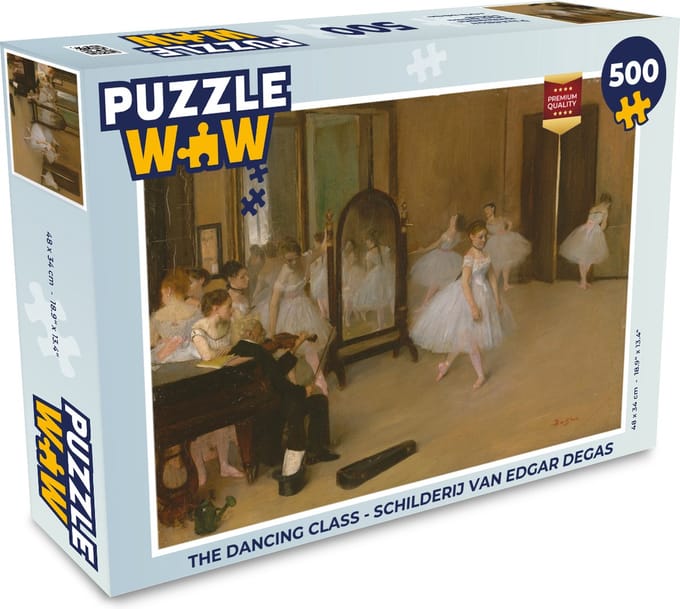 Puzzel The Dancing Class - Schilderij van Edgar Degas - Legpuzzel - Puzzel 500 stukjes