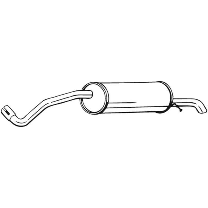 Geluiddemper achter BOSAL 278-715