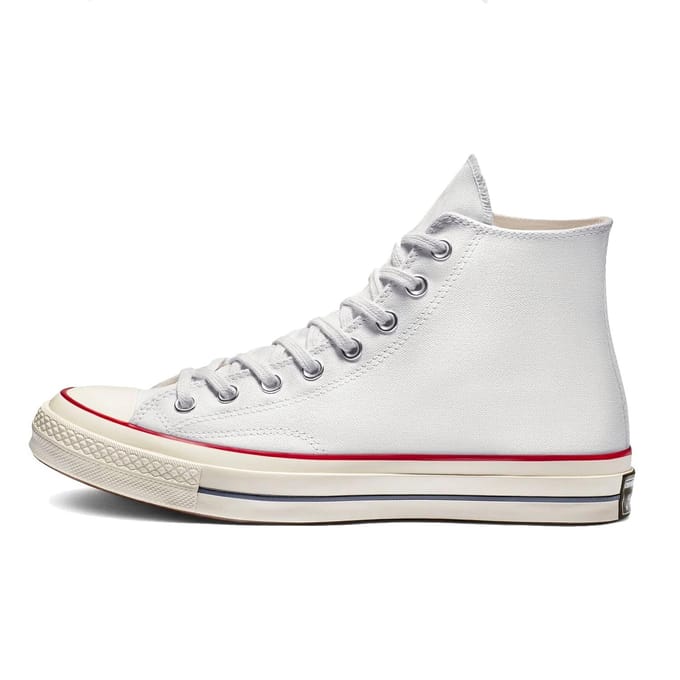 Converse Chuck 70 Hi Ivory Unisex Sneakers Wit Rood 162056C 43 white