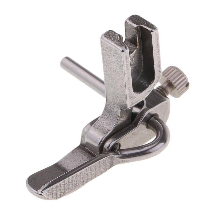 Quilter réglable à charnière droite et pied de guidage P801 pour machines industrielles gray