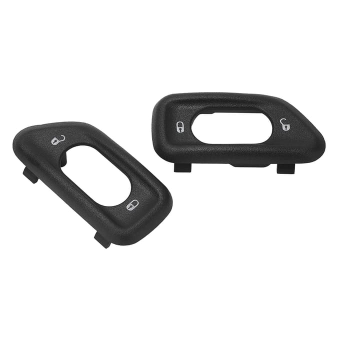 2 PIÈCES Cache Interrupteur de Verrouillage de Porte 68185910AA Côté Gauche Droit Remplacement pour Wrangler 2011 à 2017 black
