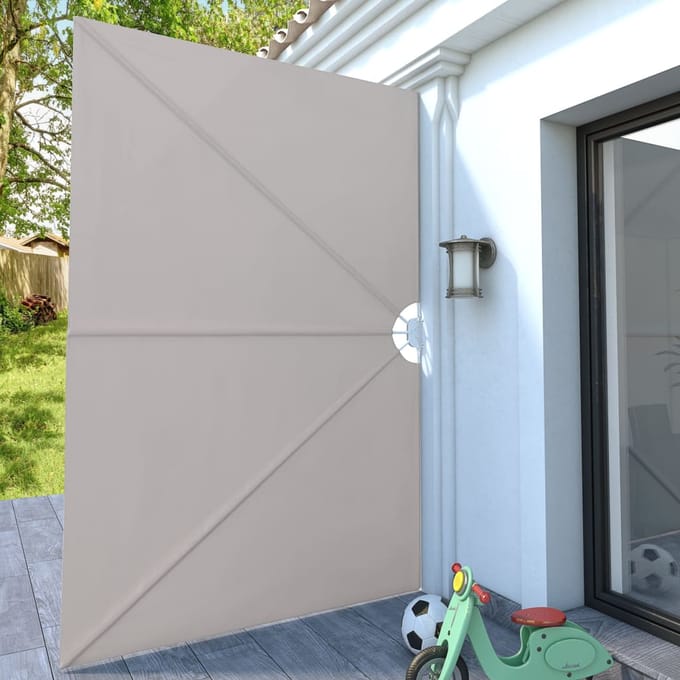 vidaXL - Terrasscherm - inklapbaar - 300x200 - cm - crème