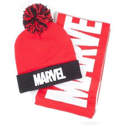 Marvel Comics Bobble Beanie & Sjaal Combipack
