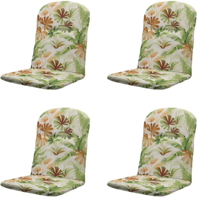 Madison kuipstoelkussen hoge rug axel - 96x45x3,5cm set van 4