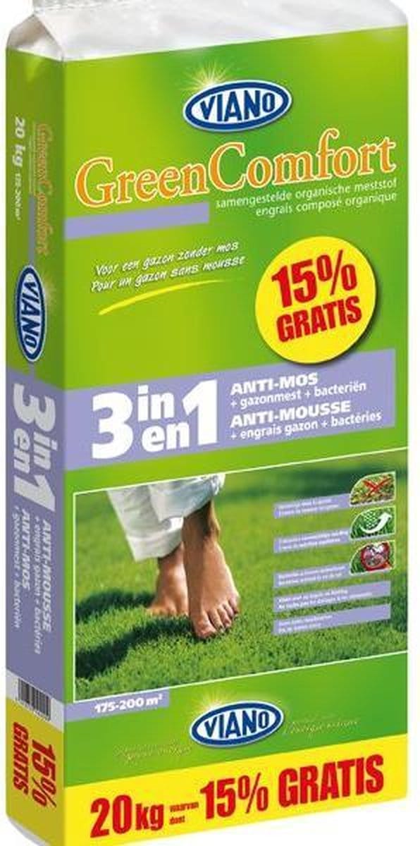 3 in 1 Gazonmeststof + anti-moswerking + bacteriën 20 kg