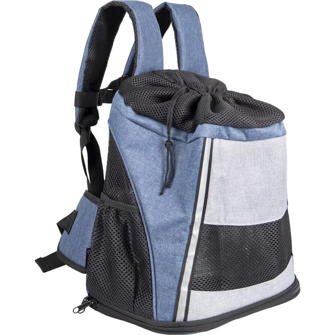 Flamingo Hondentas Timi - Buikdrager - Blauw - 34x25x37cm