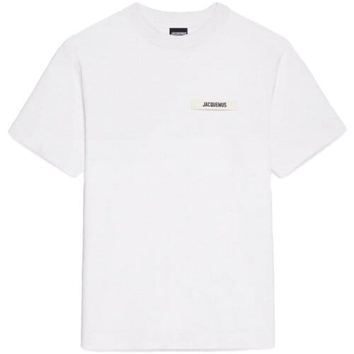 T-shirt Korte Mouw Jacquemus LE T-SHIRT LE GROS GRAIN WHITE