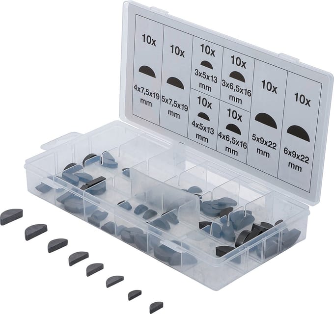 BGS Assortiment halvemaan spieën 80 delig