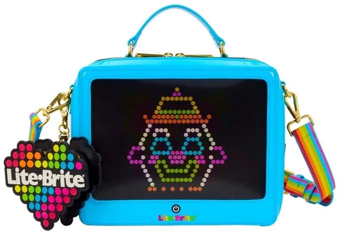Loungefly Hasbro by Loungefly Crossbody met Coin Bag Lite Brite Bags